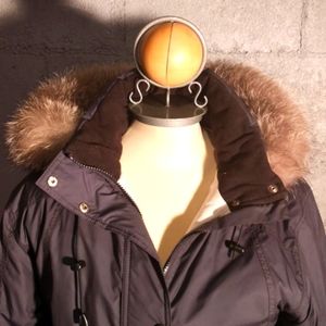 Audvik winter coat with real fur collar